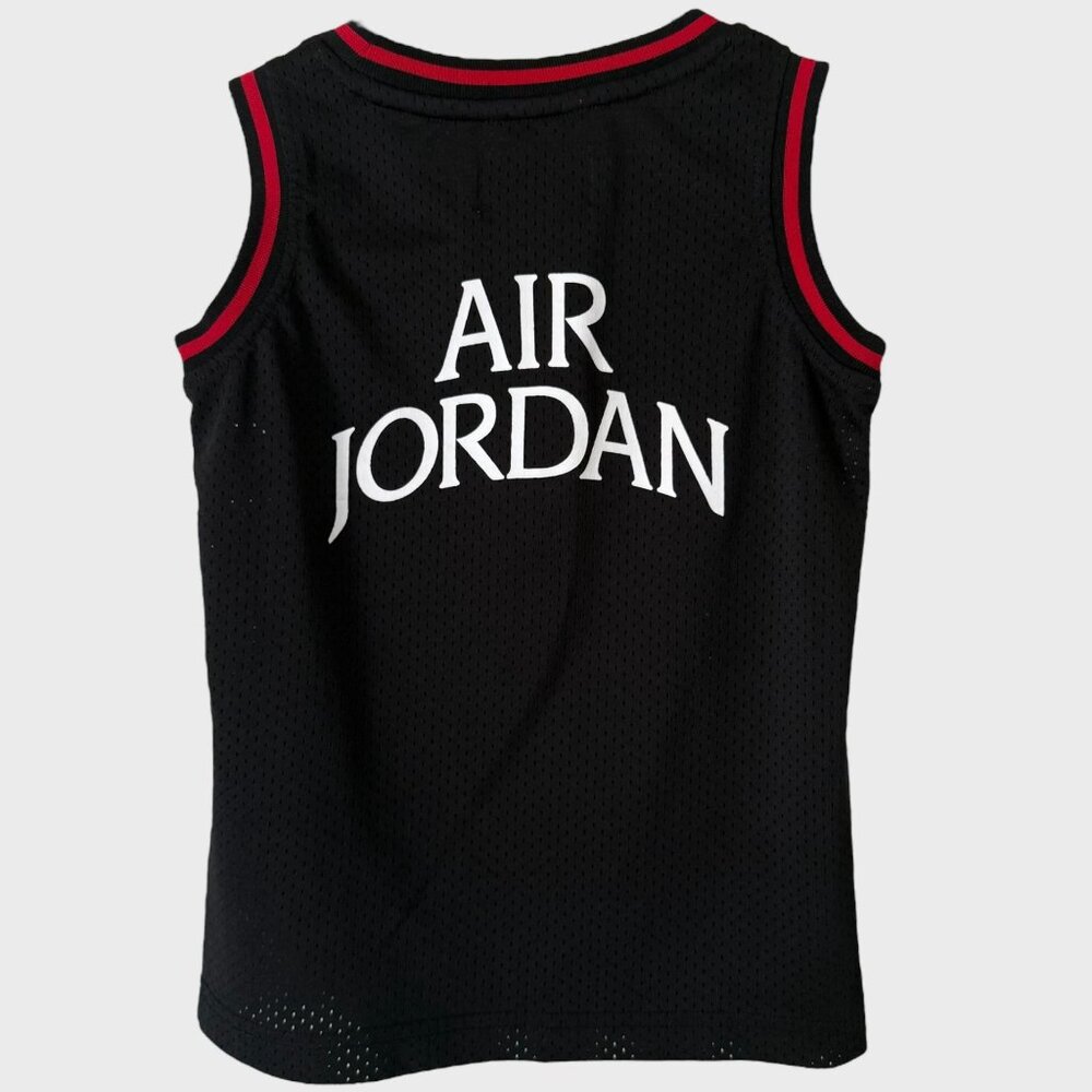 Nike Air Jordan Kids Jumpman Basketball Jersey Black Toddler Size Extra Small - Picture 4 of 10